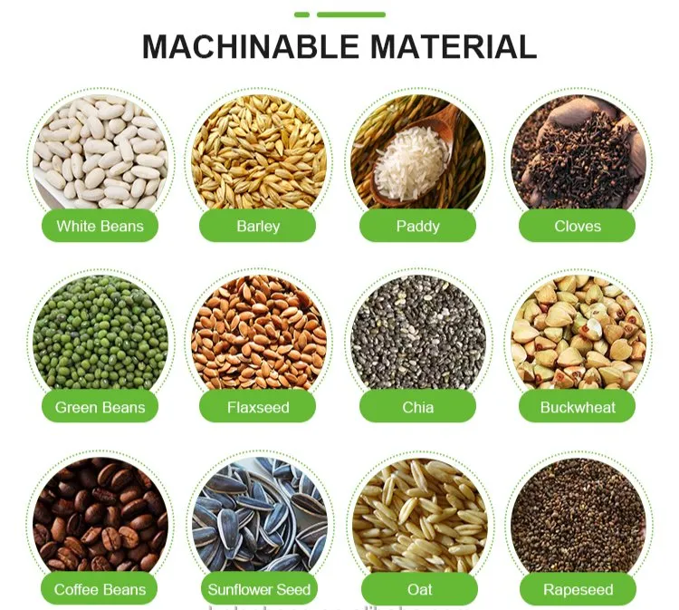 Máquina de limpieza de soja, grano, arroz, paddy y pimienta negra