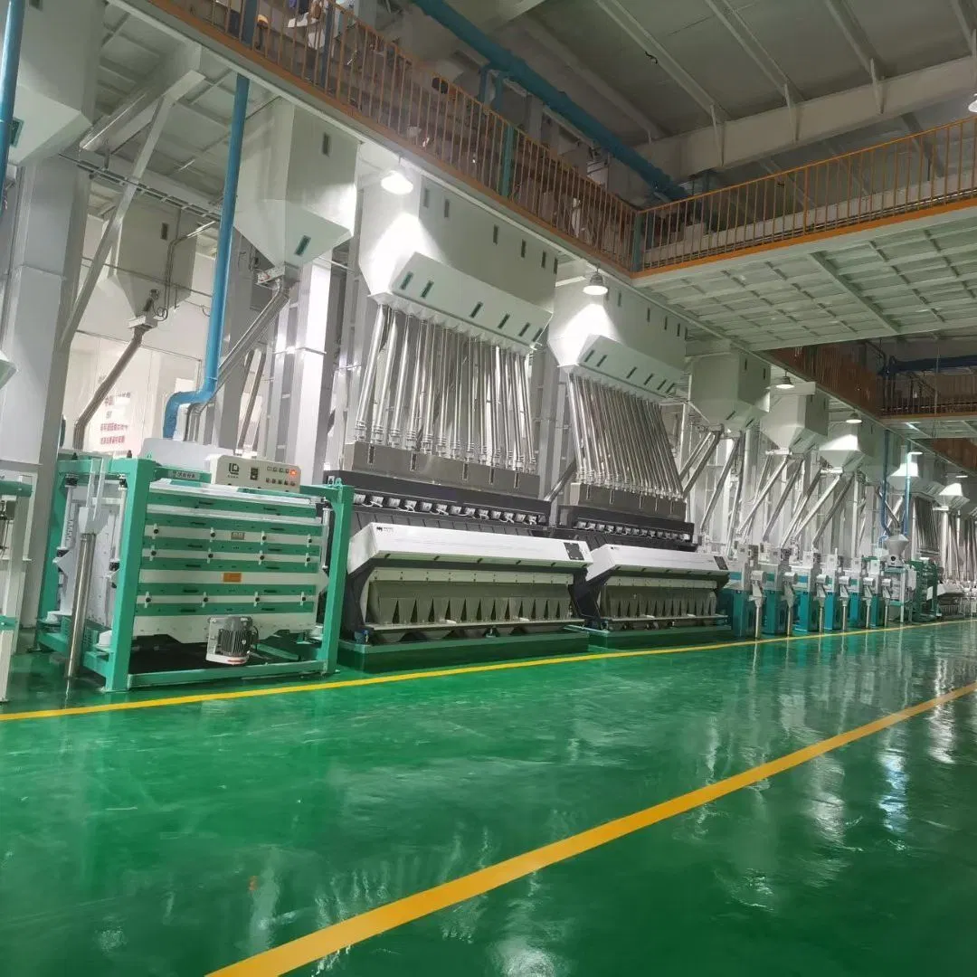 Amct-150tpd Planta de Equipos de Procesamiento de Arroz de Alta Calidad 100-150tpd