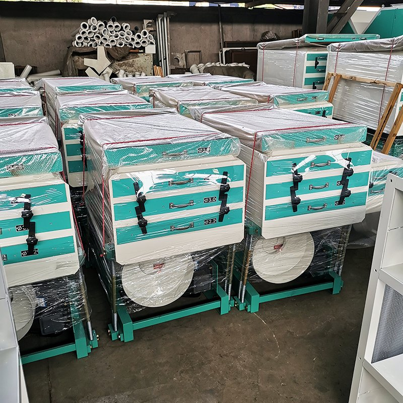 Mmjp80*3 Equipo de procesamiento de arroz con clasificación y cribado de arroz blanco plano y rotativo