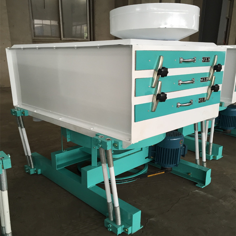 Mmjp80*3 Equipo de procesamiento de arroz con clasificación y cribado de arroz blanco plano y rotativo