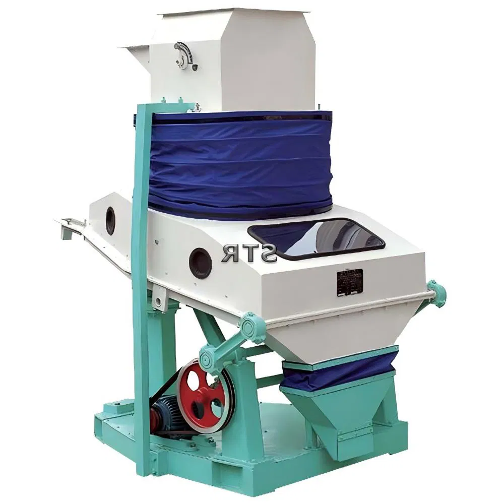 STR TQSX125 equipo de arroz limpiador de semillas de soja destonador tqsx 125 máquina de limpieza de grano con envasado
