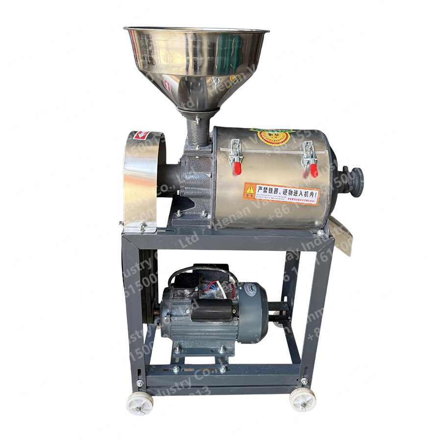 Máquina de molino de harina de maíz y trigo mini, molino de arroz para el hogar