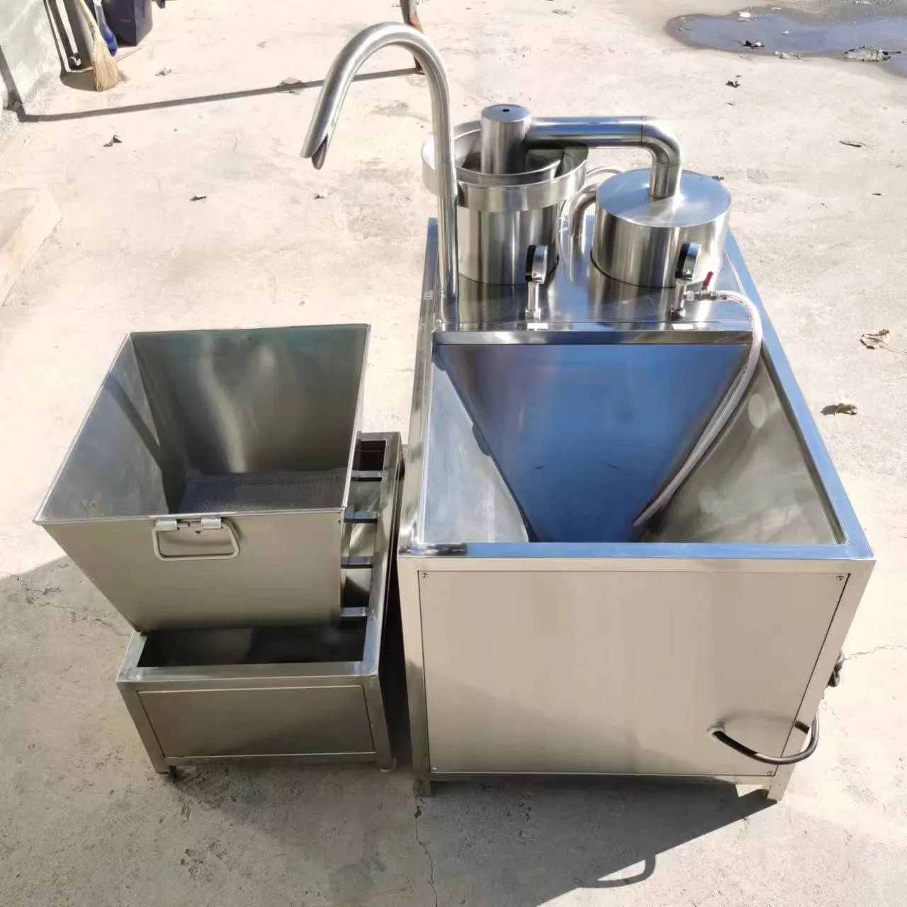 Máquina de lavar arroz de gran capacidad, lavadora de granos, máquina de limpieza de arroz