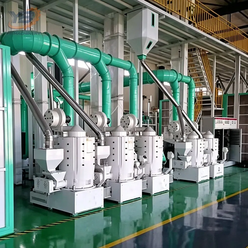 Planta de molino de arroz comercial con sistema de control inteligente