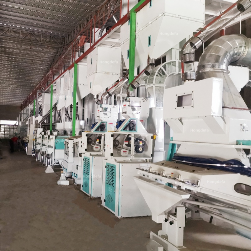 Procesadora de arroz agrícola automática integrada para África