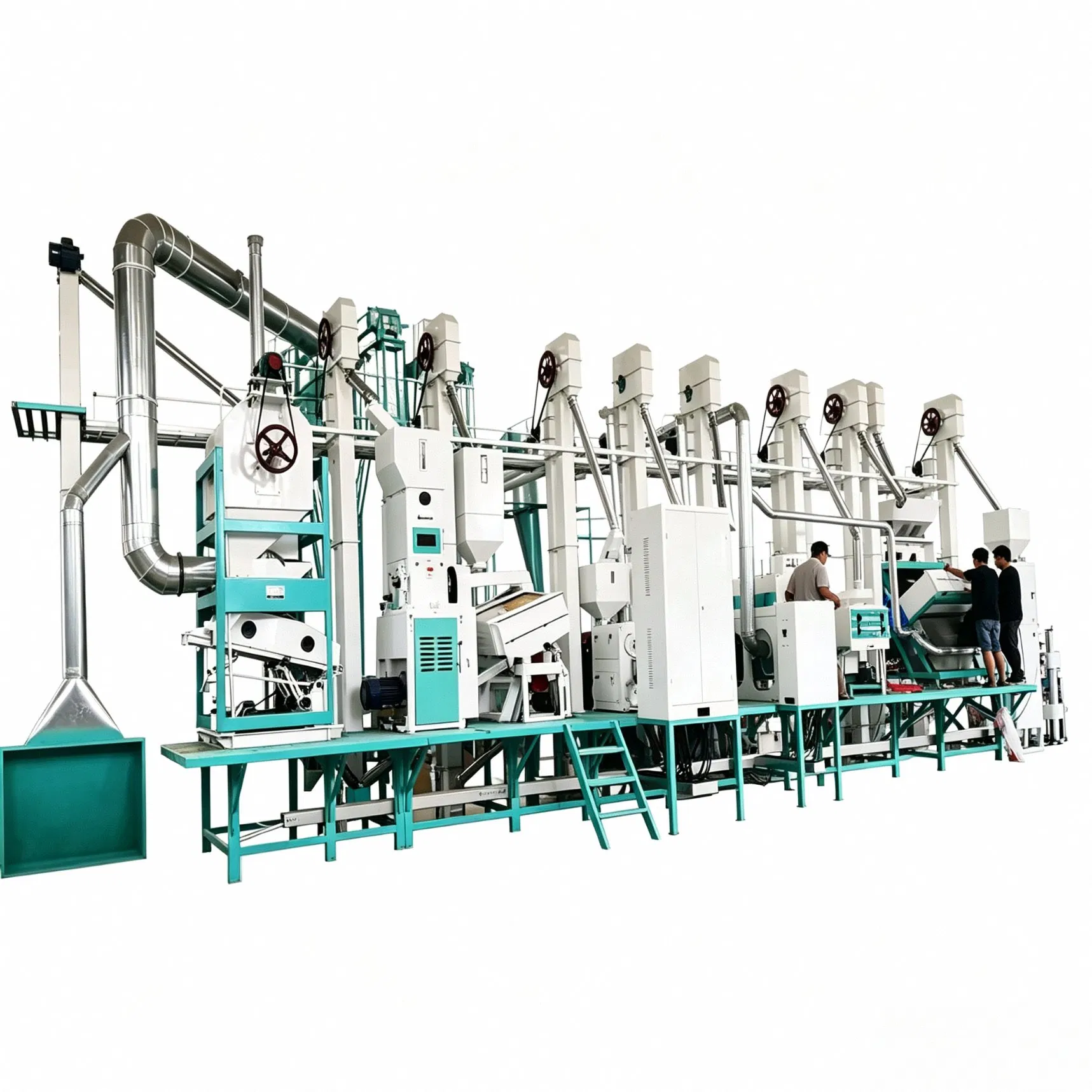 50tpd Máquina de molino de arroz Máquina combinada de molino de arroz Máquina automática de molienda de arroz