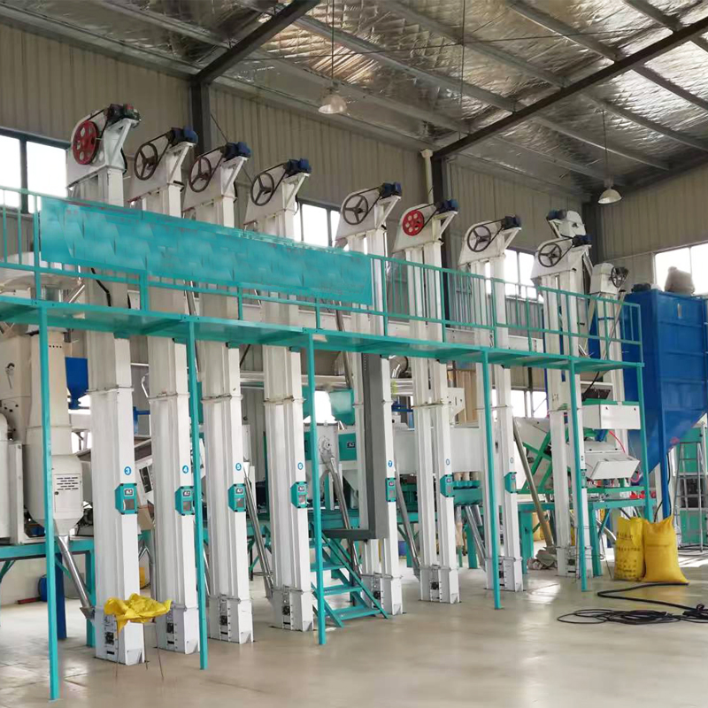 Completo Molino de Arroz 50 Toneladas 60ton Máquina de Pulido de Arroz
