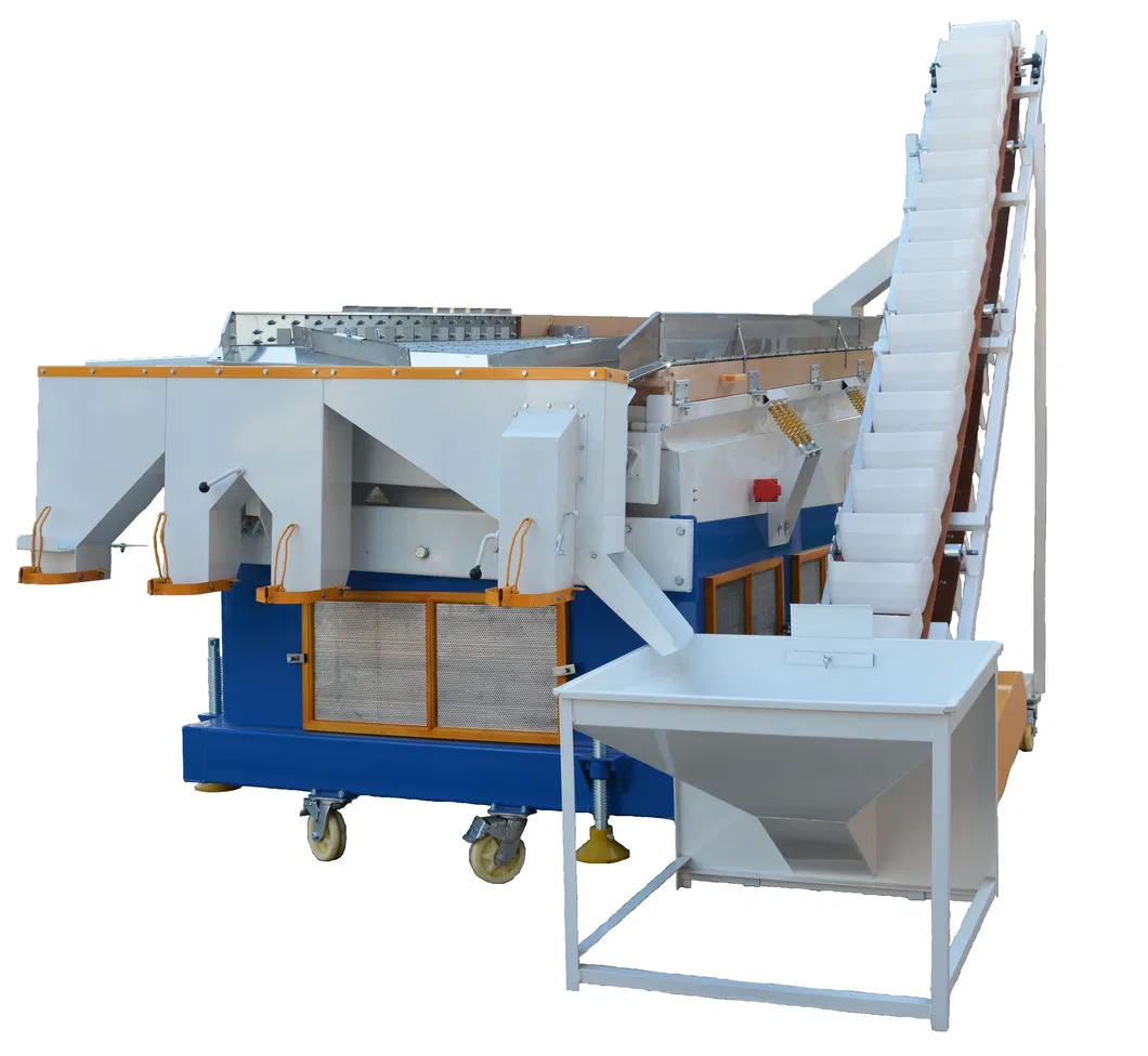 Máquina separadora de gravedad para limpiar semillas malas de comino, soja, trigo, maíz y arroz