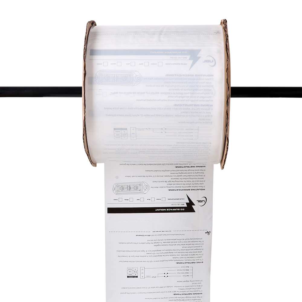 Factory Custom Printed Shrink Bags Roll Pre Opened Automatic Bagging Film Gravure Printing OEM Packaging MOQ 100pcs