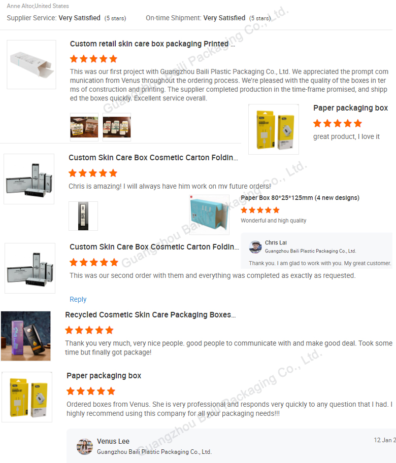 Feedback and Reviews screenshot