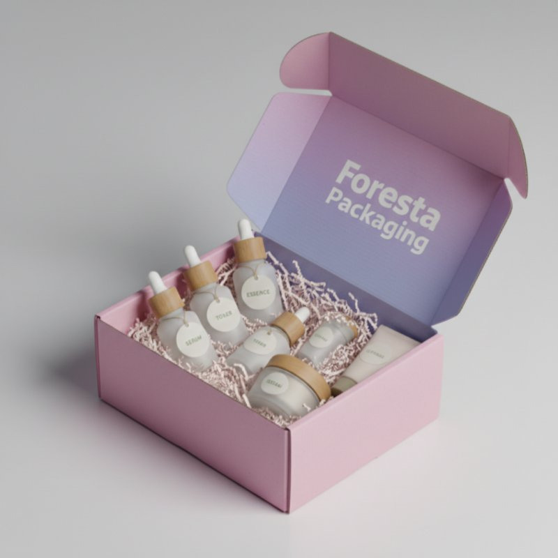Corrugated Folding Carton for Gift Packaging with Custom Printing Service
