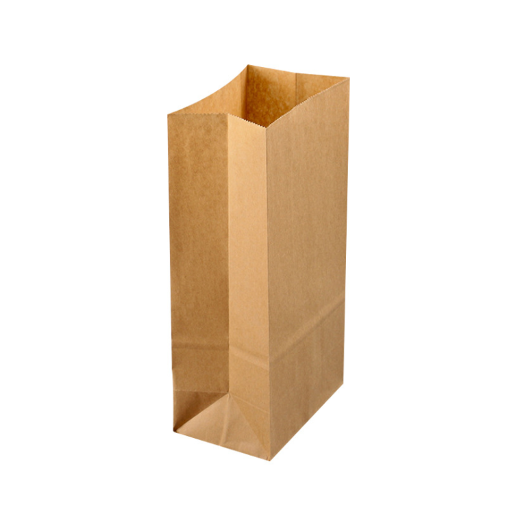 Manufacturer Food Packaging Bread Zipper Bag Custom Printed logo Zipper Stand-up Bag Toast Bread Packaging Paper Bag