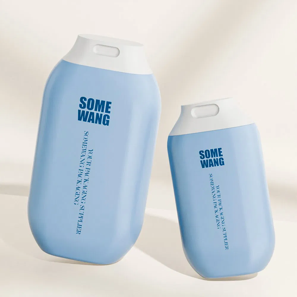 Custom HDPE Oral Matte Plastic Bottle Silk Printing with Flip-Top Cap for Sunscreen