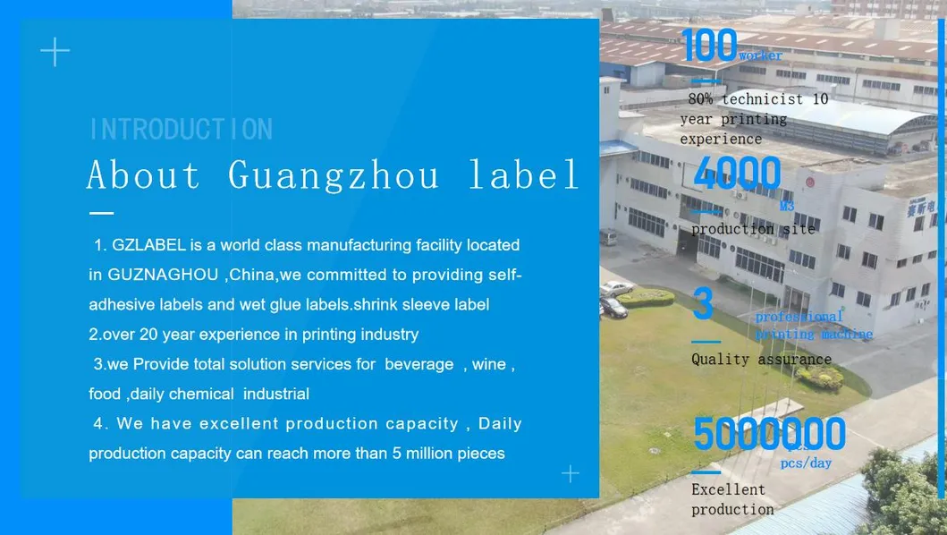 Custom Roll Private Packaging Label Printing for Cosmetic Bottle Custom Printing Label