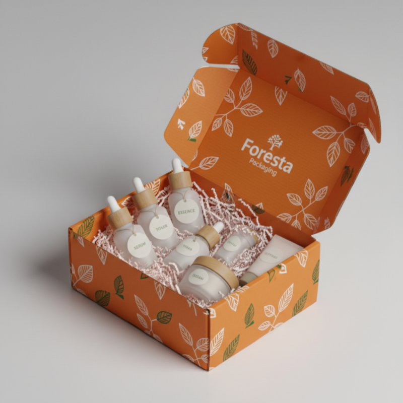 Corrugated Folding Carton for Gift Packaging with Custom Printing Service