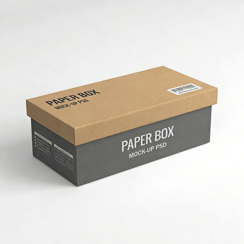 Factory printing of customized logo gift packaging paper boxes for cosmetics, food, and durable items with color printing