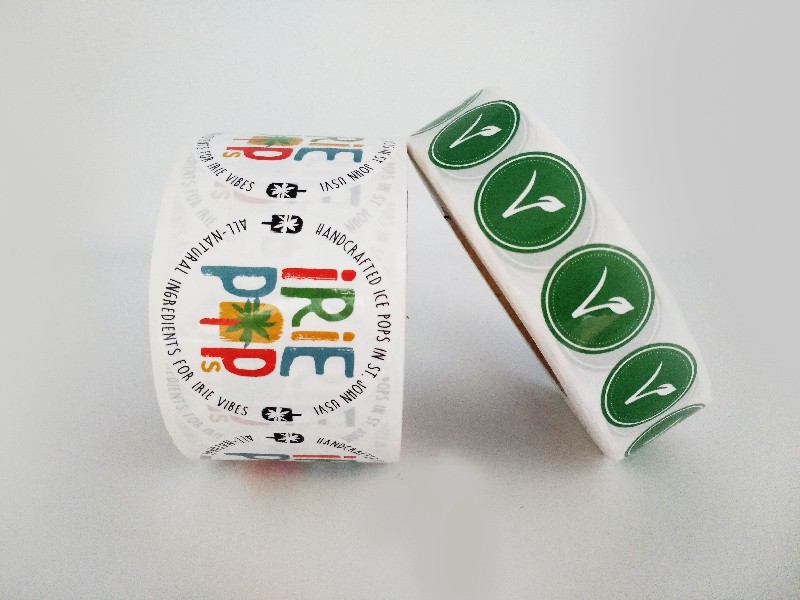 CMYK Round Labels
