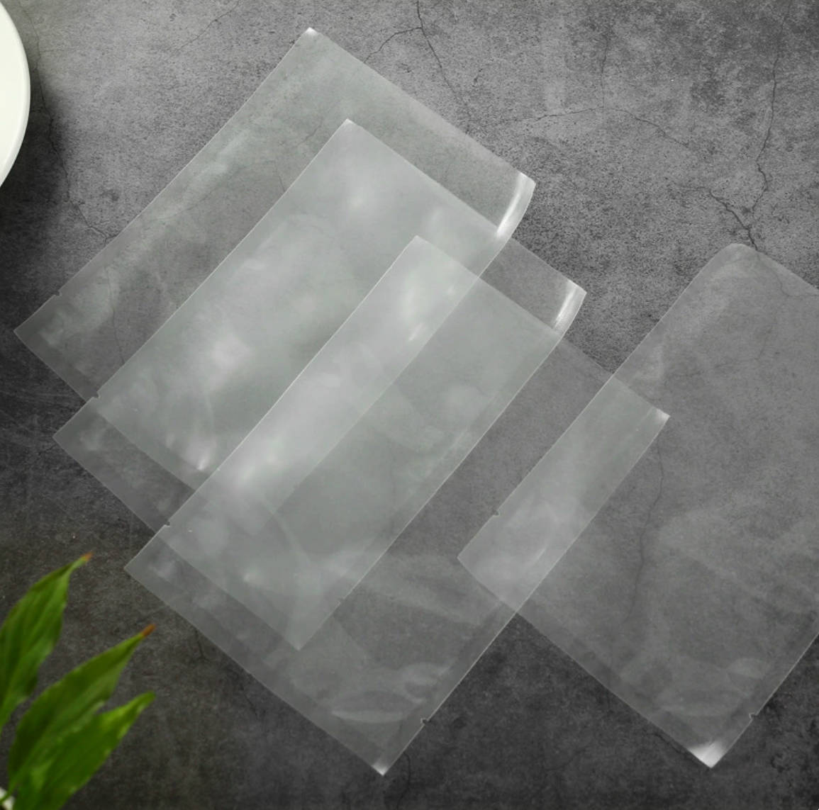 Food Grade PET Recyclable Vacuum Bags Commercial Gravure Printed Zipper Top Packaging Bags with Custom Printing