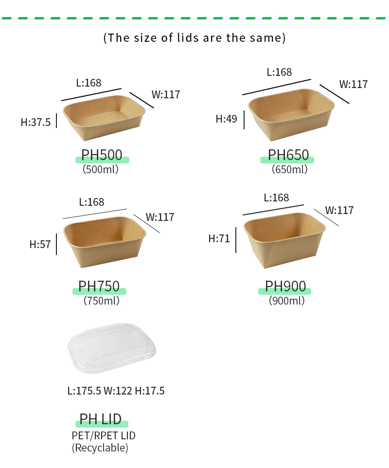 Eco-friendly Paper Packaging Bowl