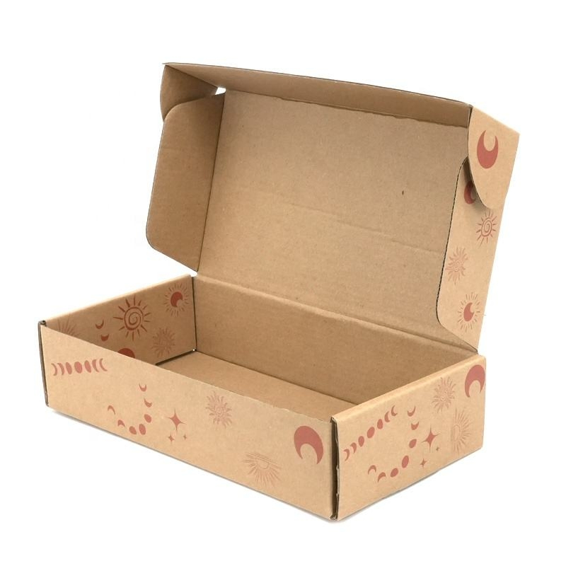 Custom Size Kraft Corrugated Box with Full Color Printing for Gift Packaging