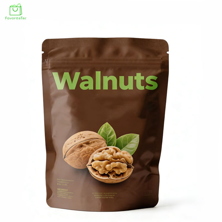 Custom Gravure Printed Stand up Pouch with Valve Food Grade E-commerce Plastic Packaging Bags for Pet Food and Nuts