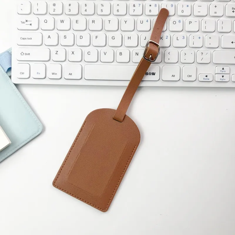 PU Leather Travel Luggage Tag Option 7