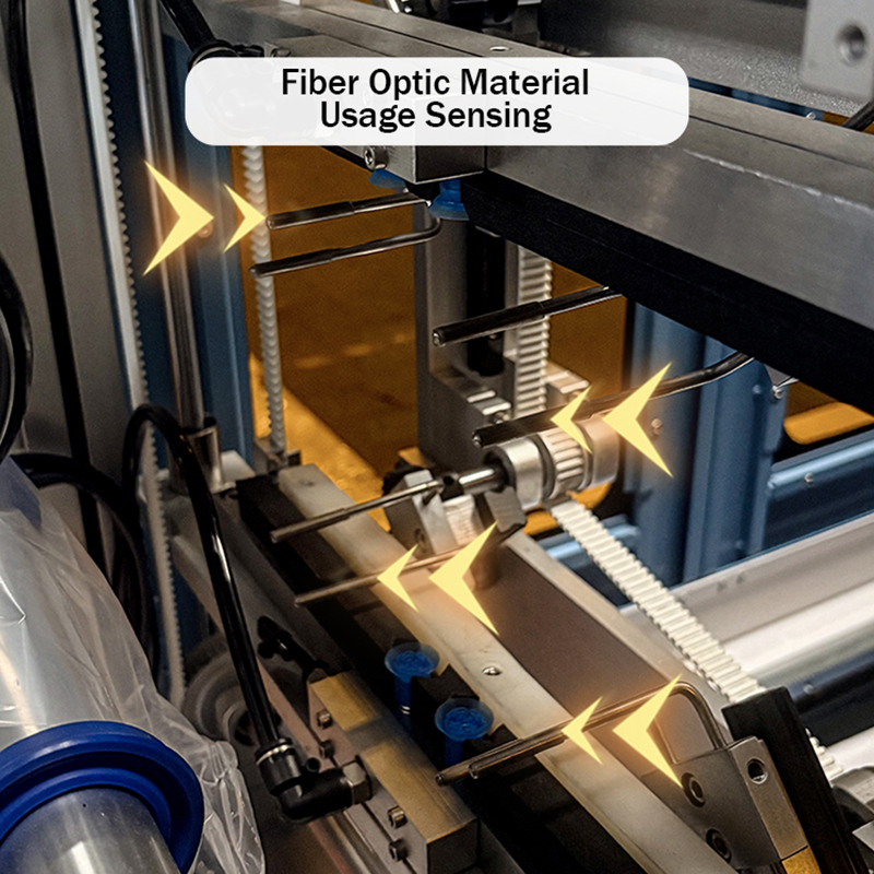 Automatic Plastic Bag Folding Machine Film Folding Equipment with PLC Core Components