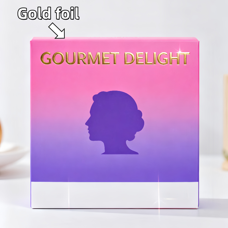 Custom 3D Relief Brand logo Gold and Silver Foil Foil Lipstick Mascara Eyebrow Pencil Cosmetics Paper Box Packaging