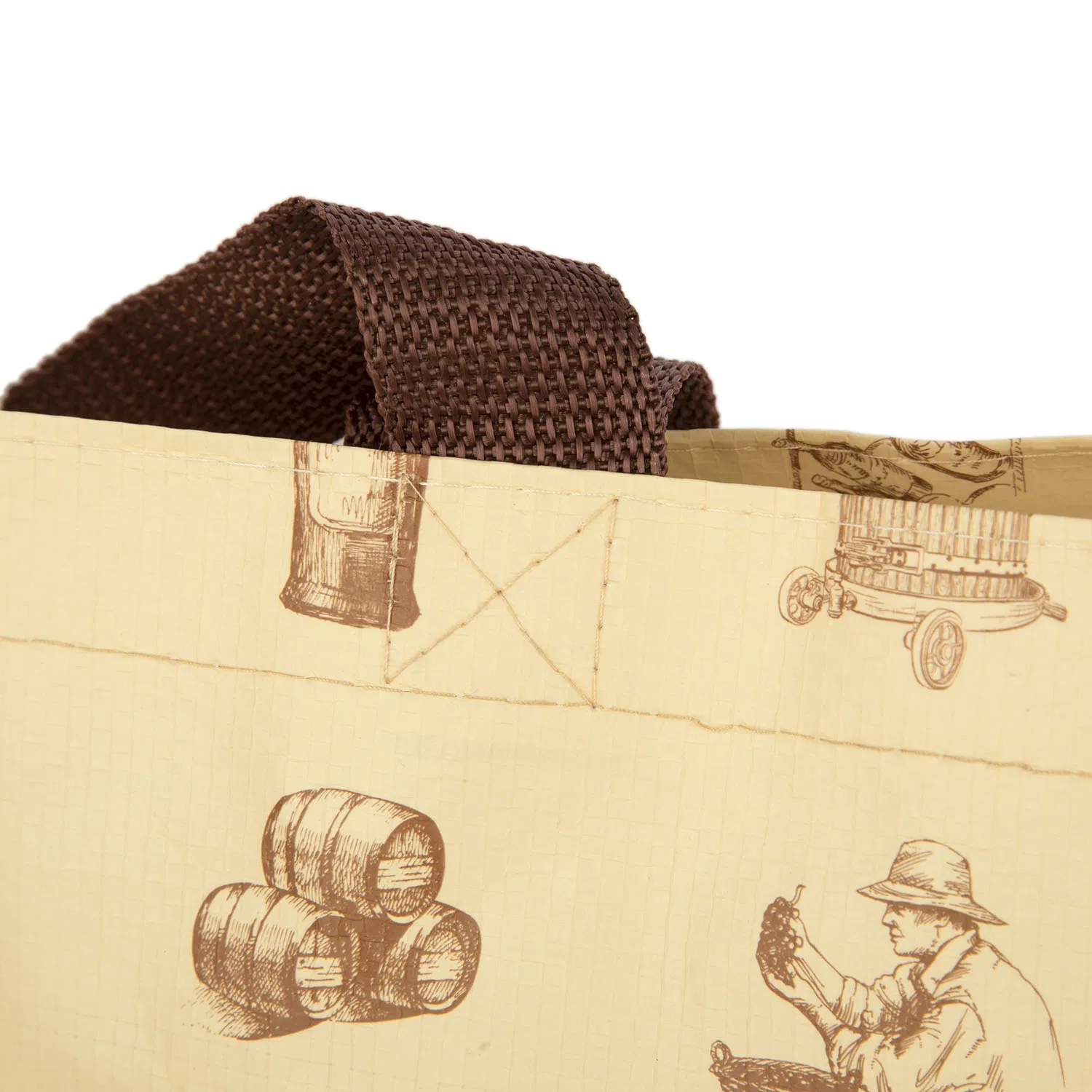 Wholesale Custom Promotional Eco-Friendly Durable Laminated PP Woven Shopping Grocery Tote Bag