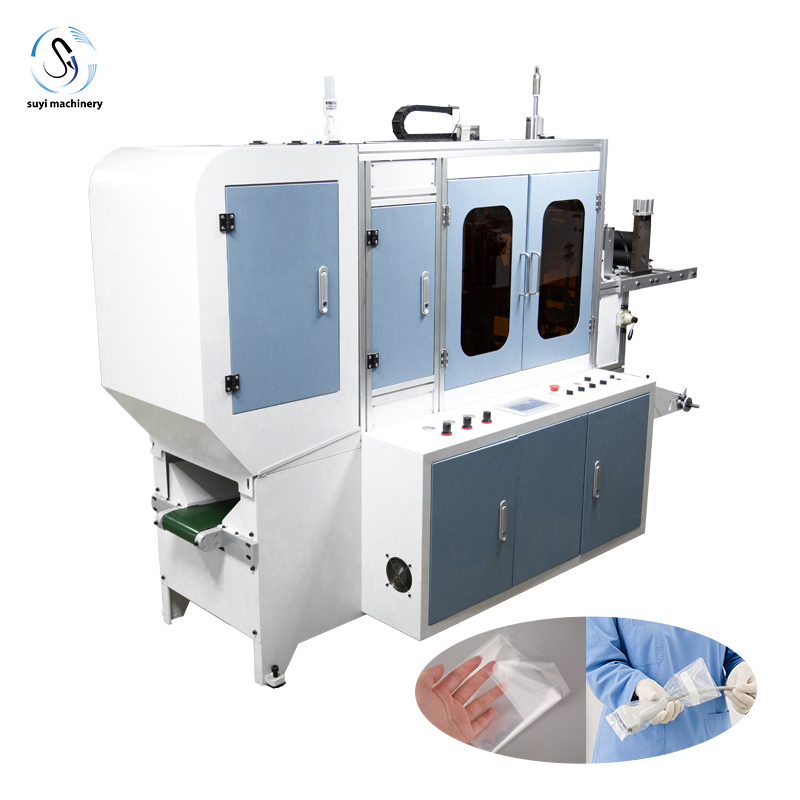Automatic Plastic Bag Folding Machine Film Folding Equipment with PLC Core Components