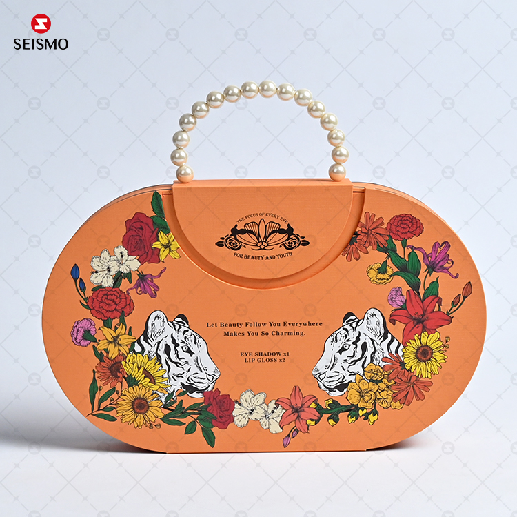 Custom Funny Organic Shape Creative Unique Skincare Cosmetic Paper Package Luxury Gift Packaging Box Design