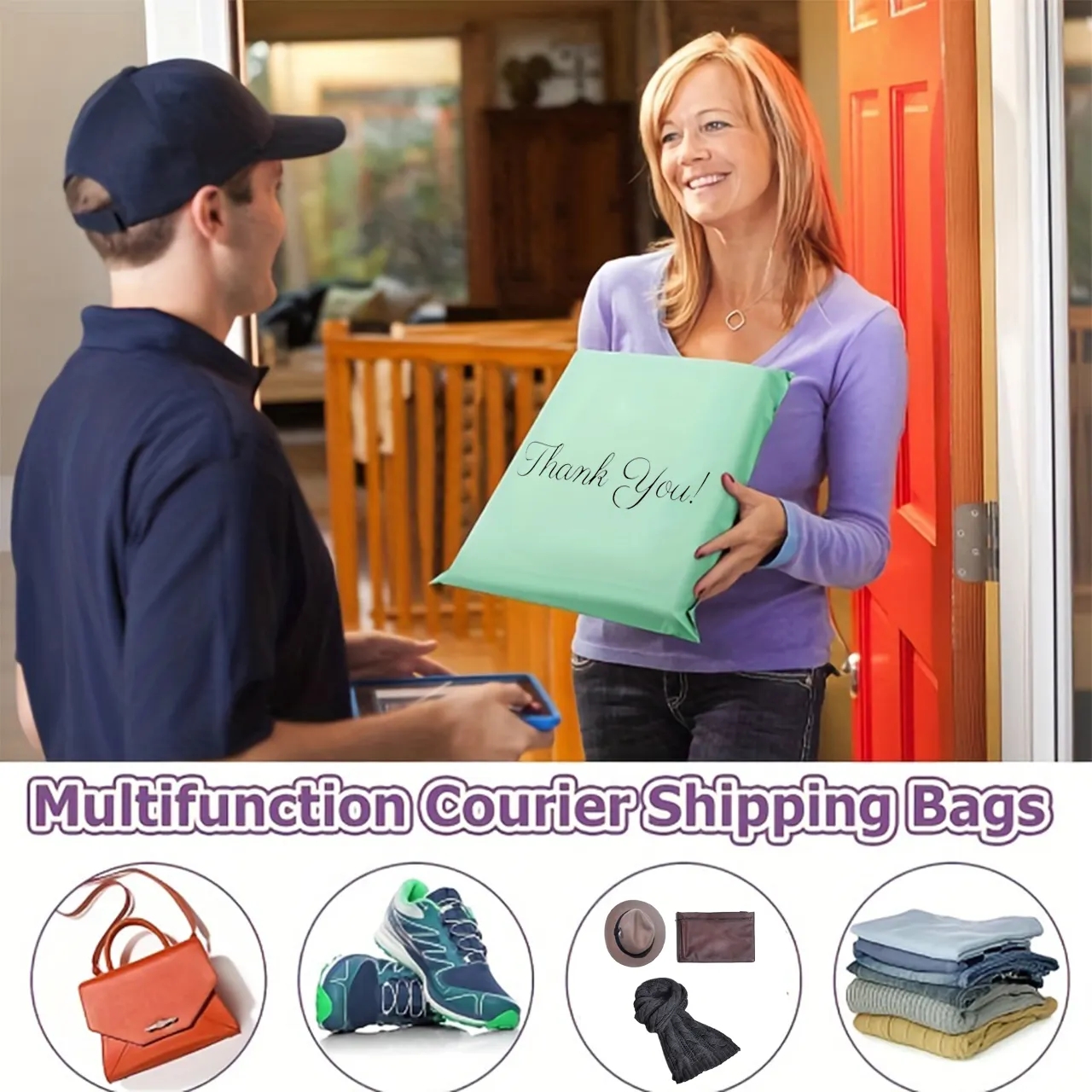 Free Sample Biodegradable Mailing Packaging Poly Mailer Bag Shipping Envelope Custom Pink Poly Shipping Cornstarch Mailer Bags