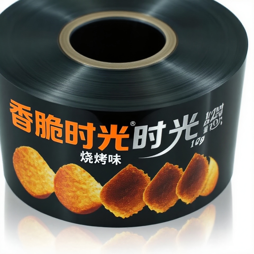 Customized Printing Plastic Packaging Composite Roll Flexible Packaging Film Biscuits Puffed Foods Laminated Roll Film