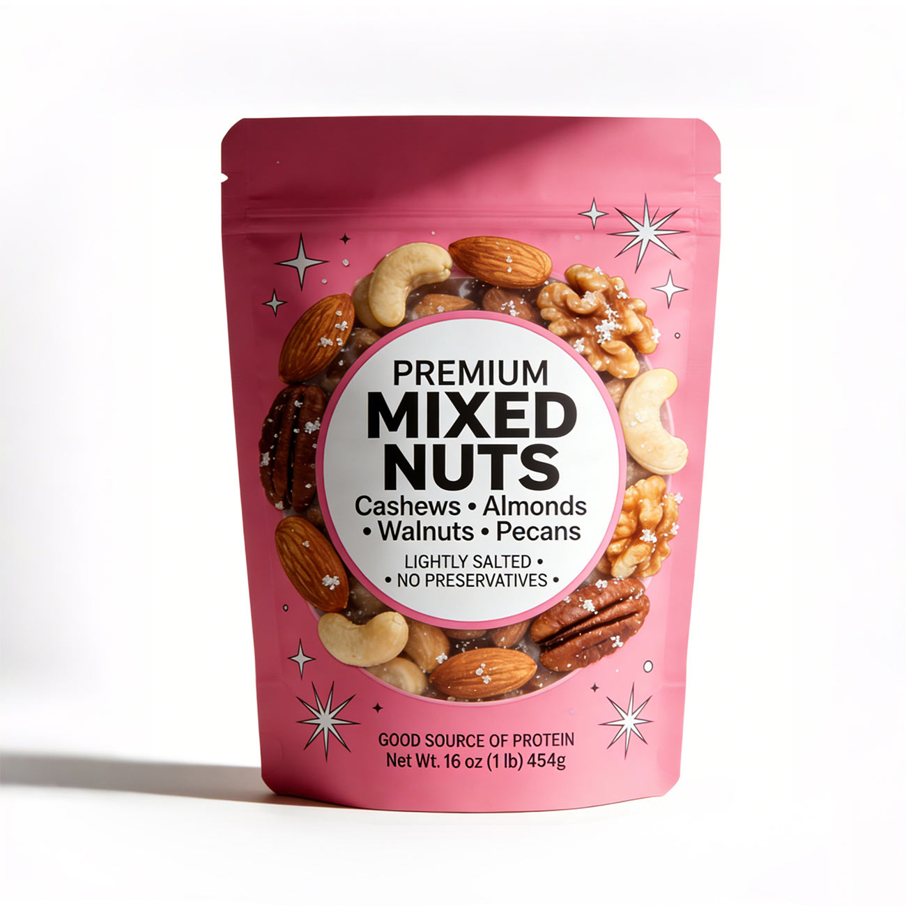 Stand up Pouches Food Packaging Printed Zipper Packaging Bags Sweets Snacks Candy Ziplock Bags Top Brand PT