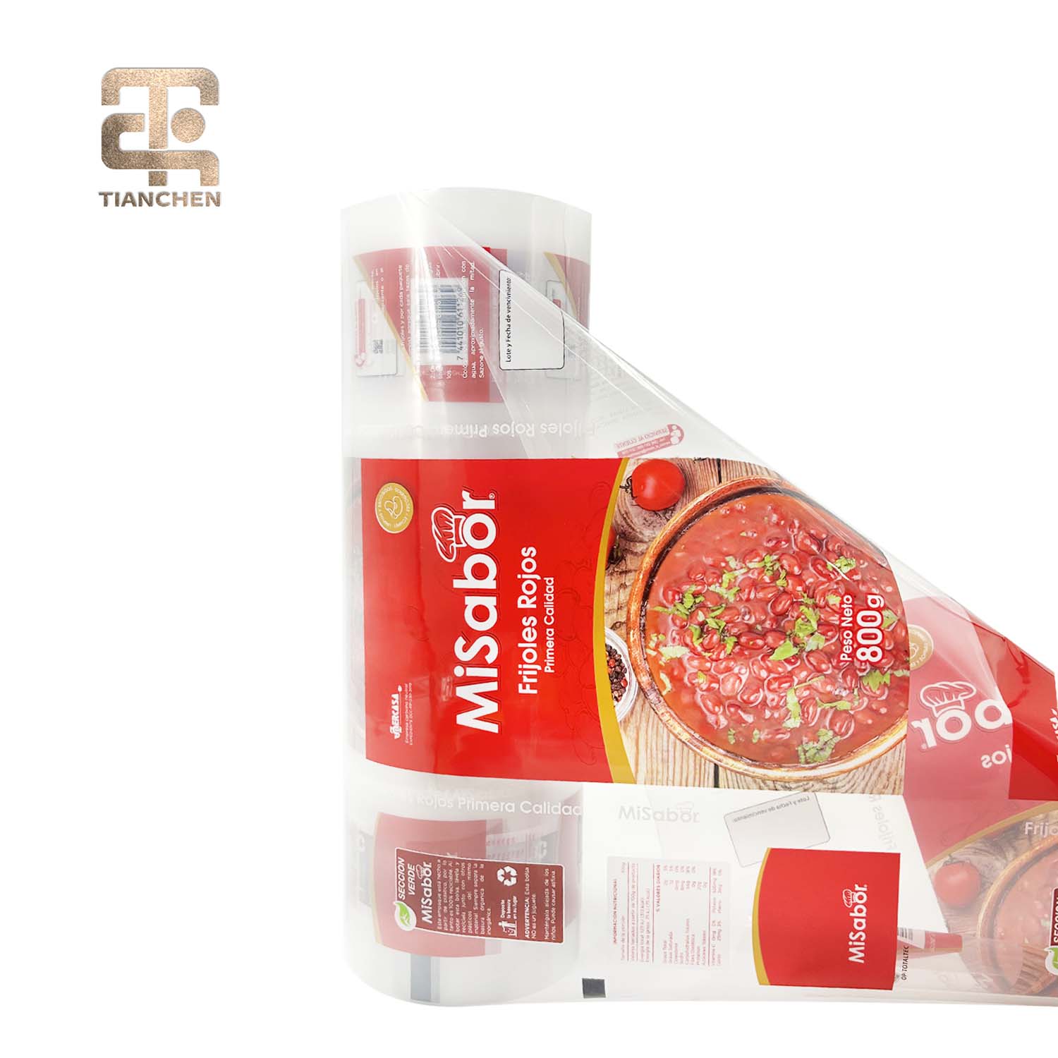 Gravure Printing Automatic Wrapping Film BOPP Food Packaging Film Roll Printing Film for Rice