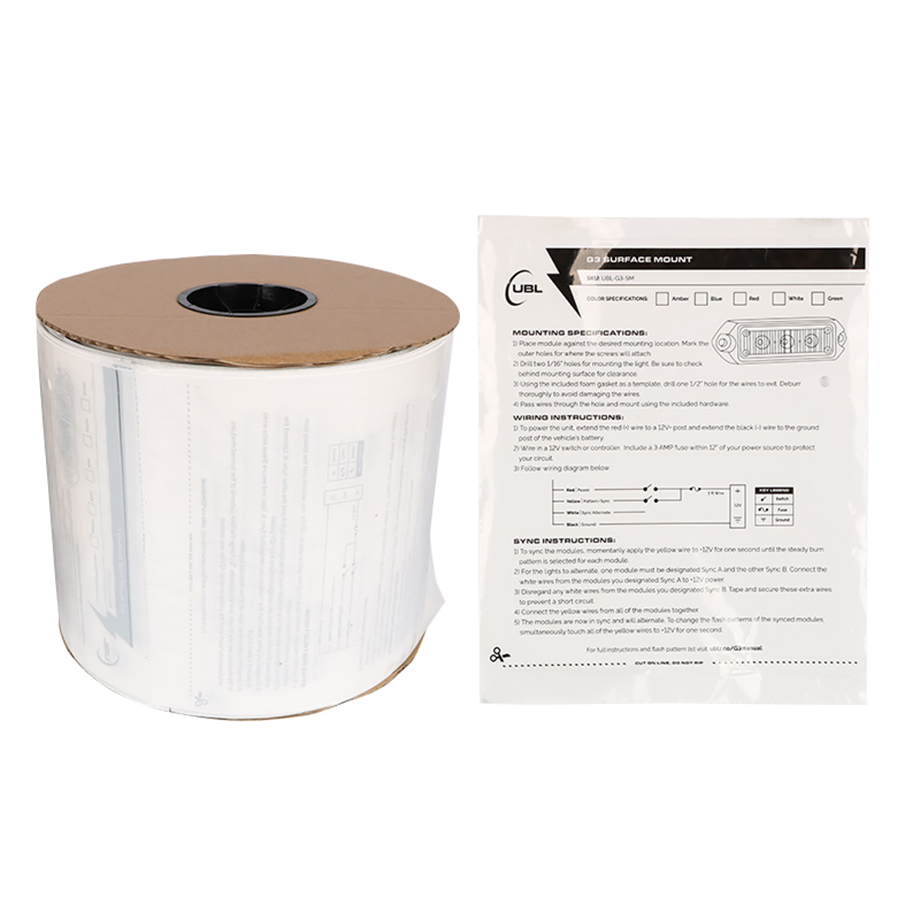 Automated Packaging Machine Film Rolls High-Density Polyethylene Pre-Formed Auto Film Stocks For Bulk Supply