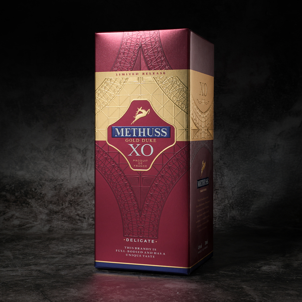 Customized High Quality Pearl Foil Printed Gift Box with Personal Logo for Wine Brandy Whiskey &amp; Candle for Food Beverage Brands
