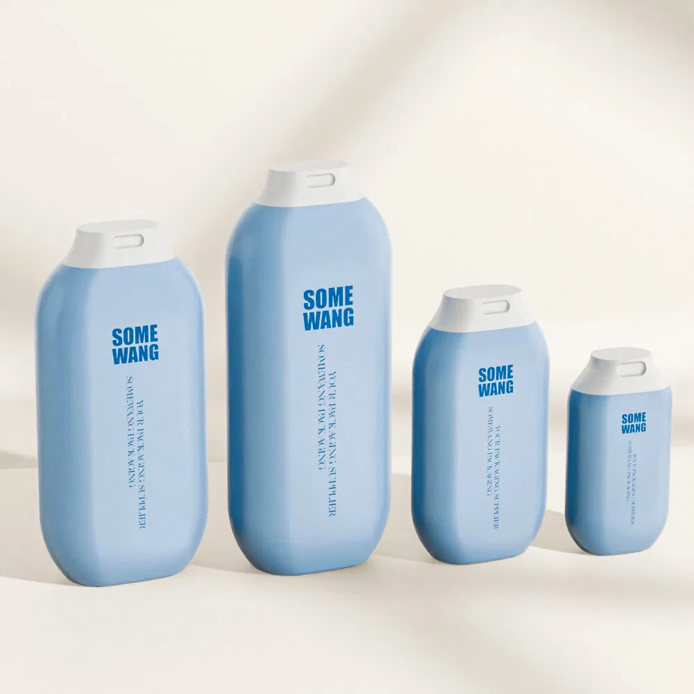 Custom HDPE Oral Matte Plastic Bottle Silk Printing with Flip-Top Cap for Sunscreen