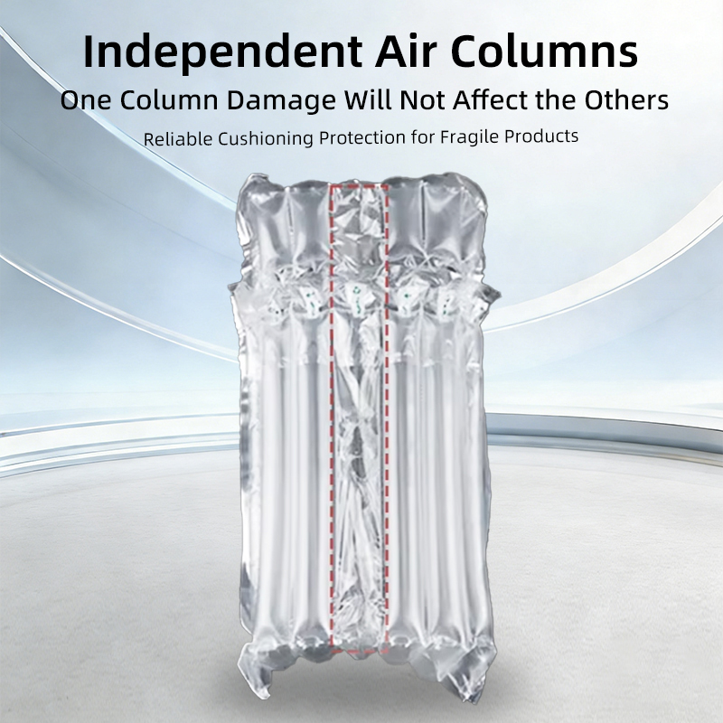 AIR-DFLY Eco Friendly Custom Air Column Bag Inflatable Wine Bottle Protector Cushion Packaging Bag