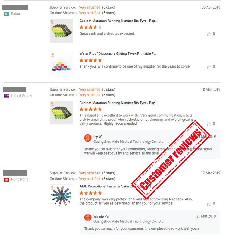 Customer reviews