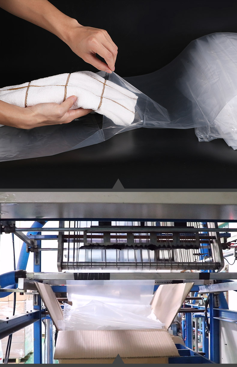 Custom Printed Fanfolded Perforated Poly Pre-Opened Auto Packaging Bags