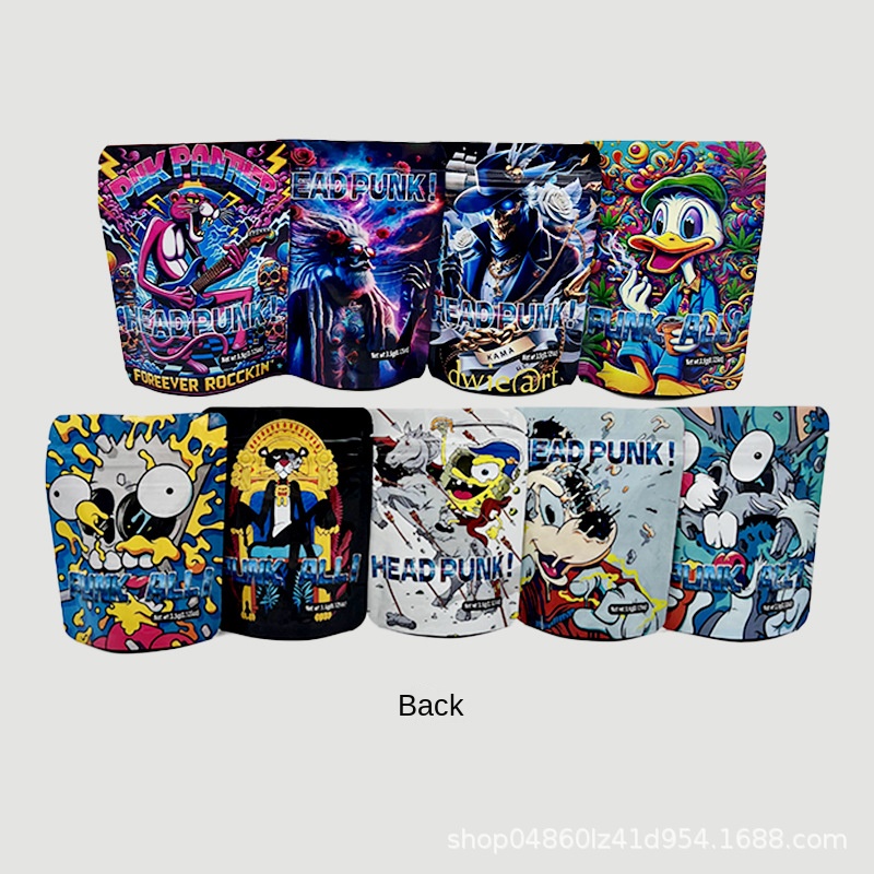 Cross-Border E-Commerce Packaging 3.5g PE Zipper Bag Ready Stock for Pet Food Sugar Jelly In-Store Delivery