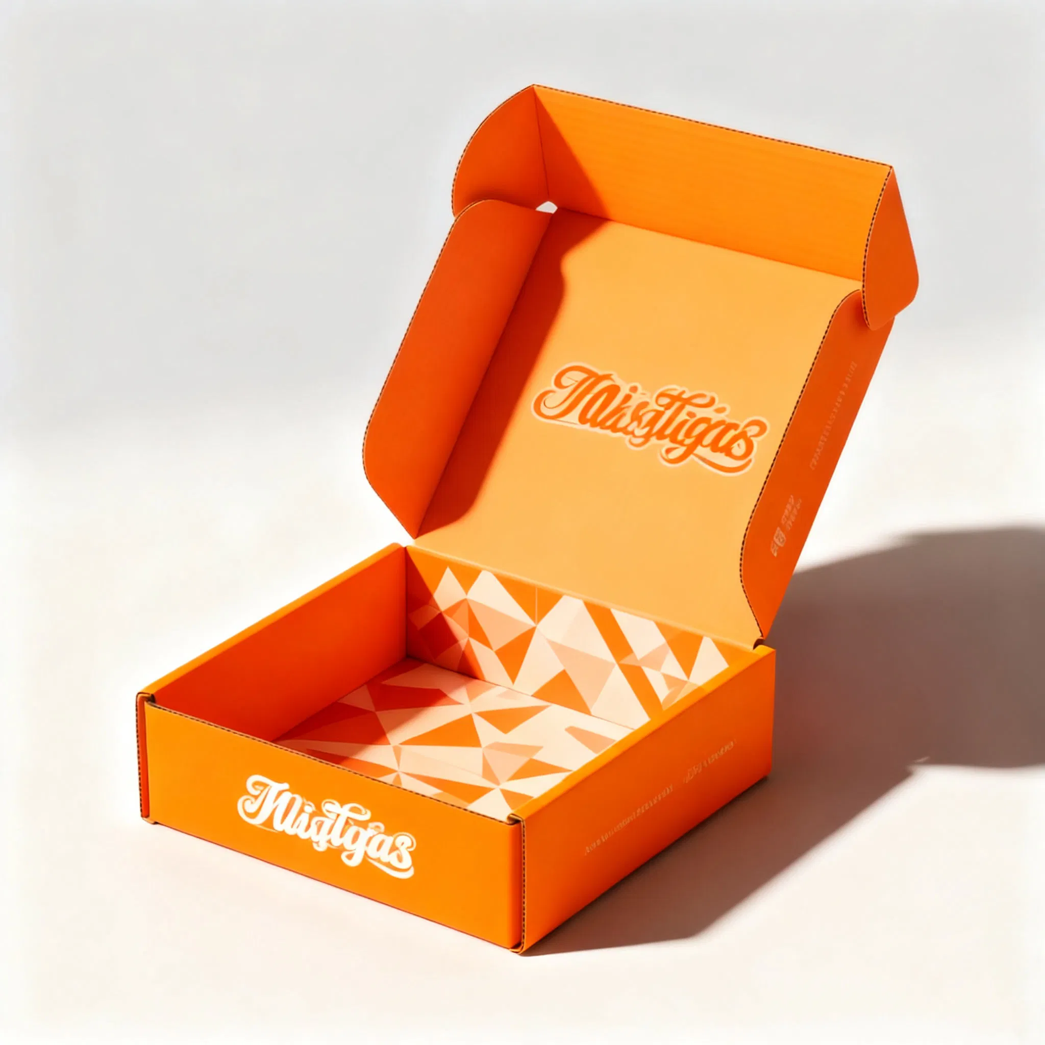 Rigid Corrugated Folding Gift Box for Packaging with Custom Printing