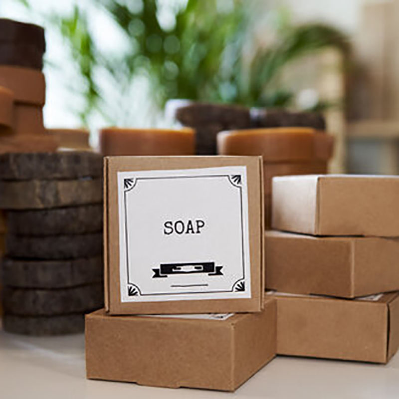 UV Coated Candle Packaging Box Printing with Personalized Logo for Gift