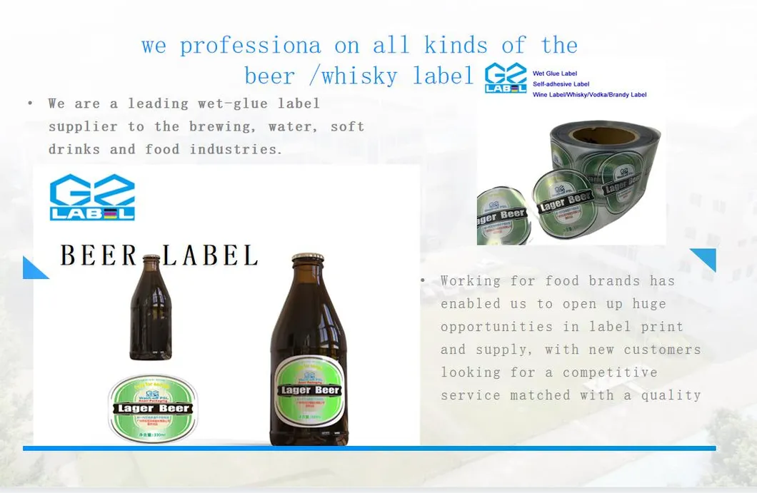 Custom Roll Private Packaging Label Printing for Cosmetic Bottle Custom Printing Label