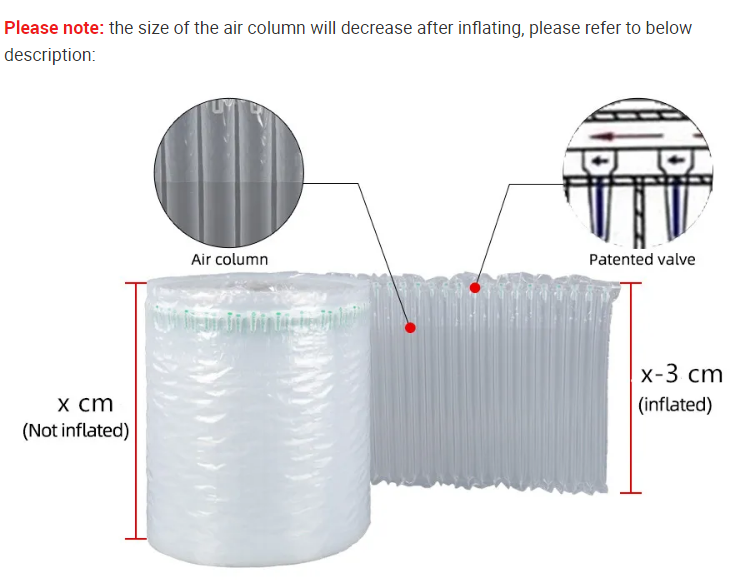 Air Column Roll Detail 4