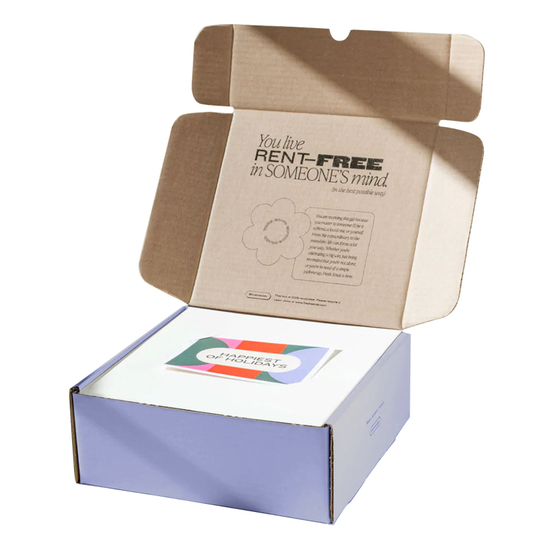 Wholesale Custom Product Packaging Ecommerce Mailers Foldable Paper Corrugated Cardboard Shipping Mailer Box