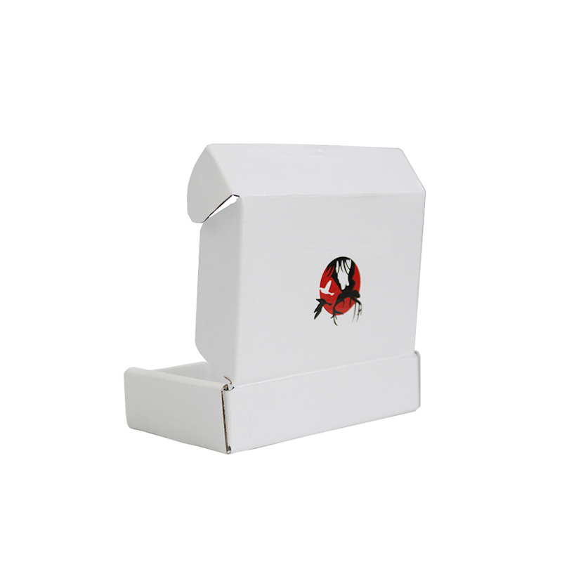 Practical Protective White Built-in Slot Self-Sealing Corrugated Paper Airplane Box For Small Item Storage &amp; E-commerce Shipping