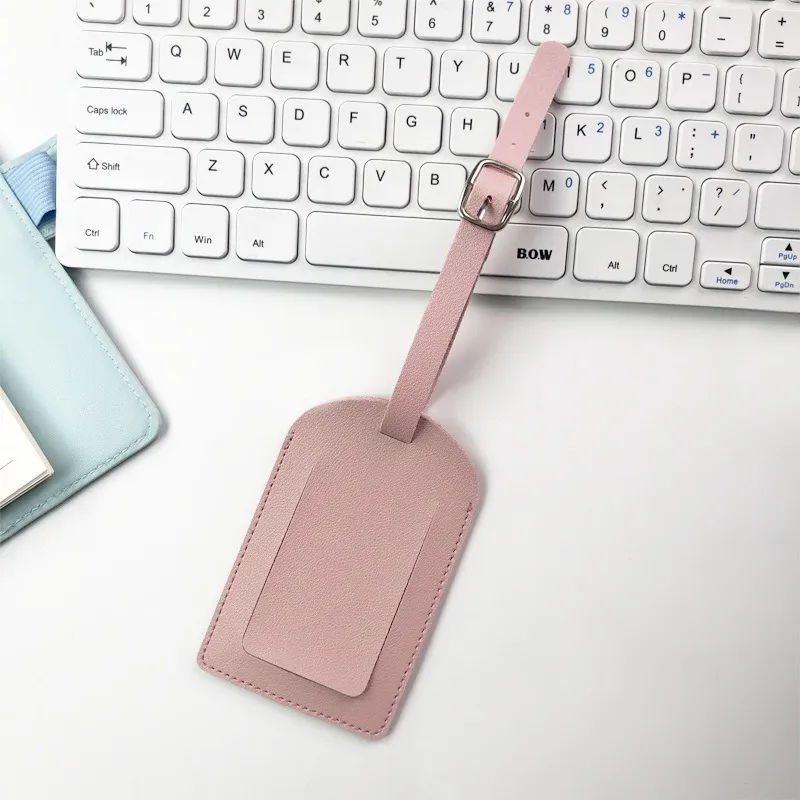 PU Leather Travel Luggage Tag Option 4