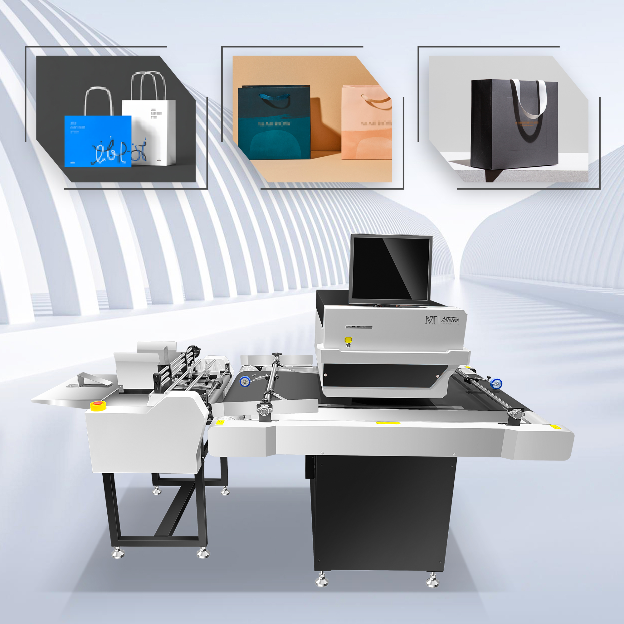 MTuTech Professional Digital Single Pass Printer for Cardboard Corrugated Packaging Printing